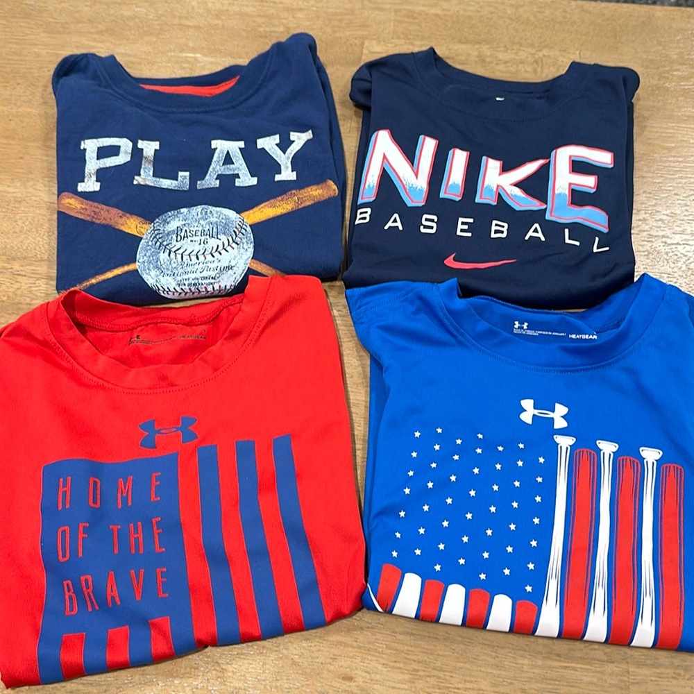 Boys 4 Shirt Lot sz 7